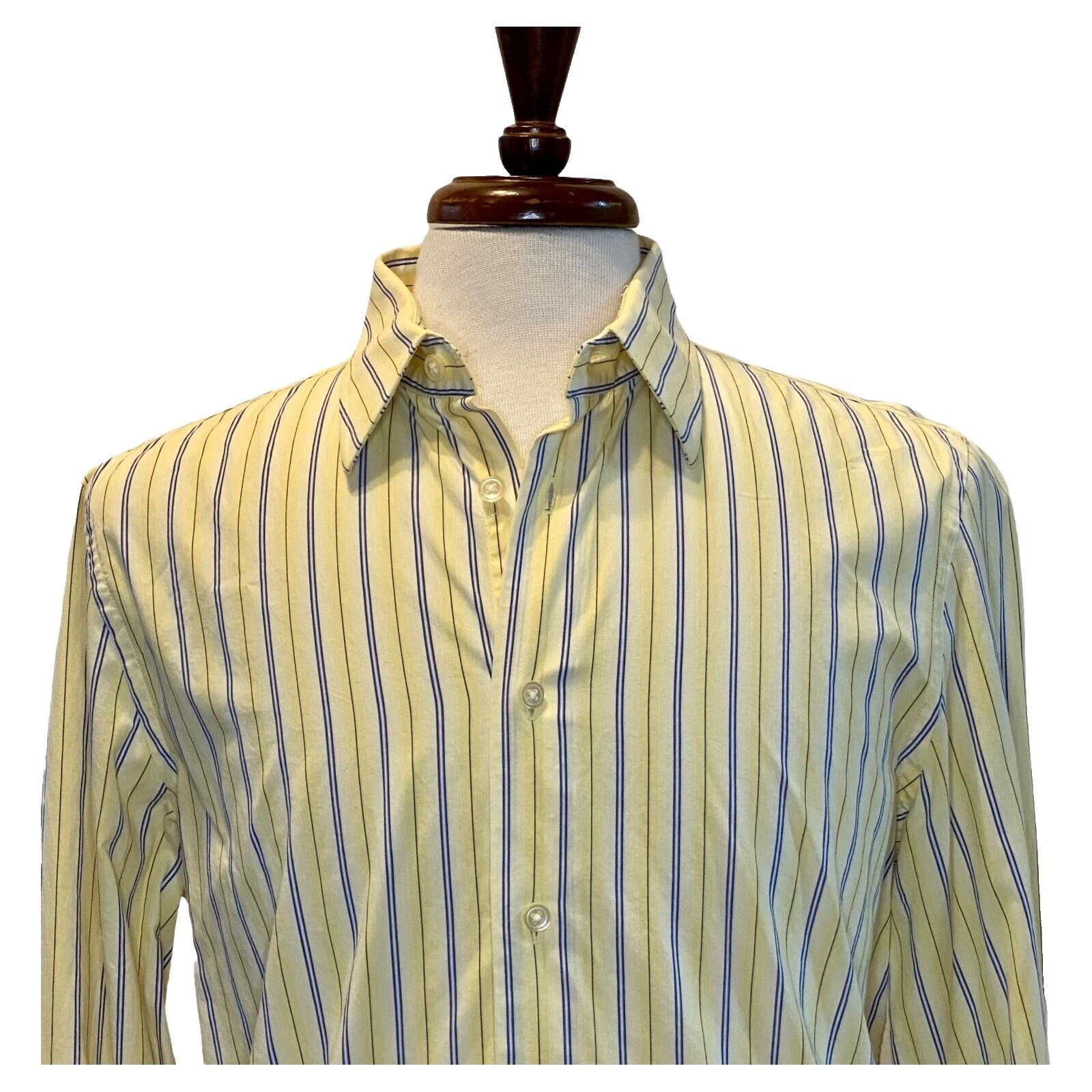 Camisas de Vestir a Rayas Express blanco para hombres