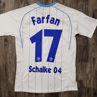 2012 Adidas Schalke 04 Away Soccer Jersey Jefferson Farfan Kids L