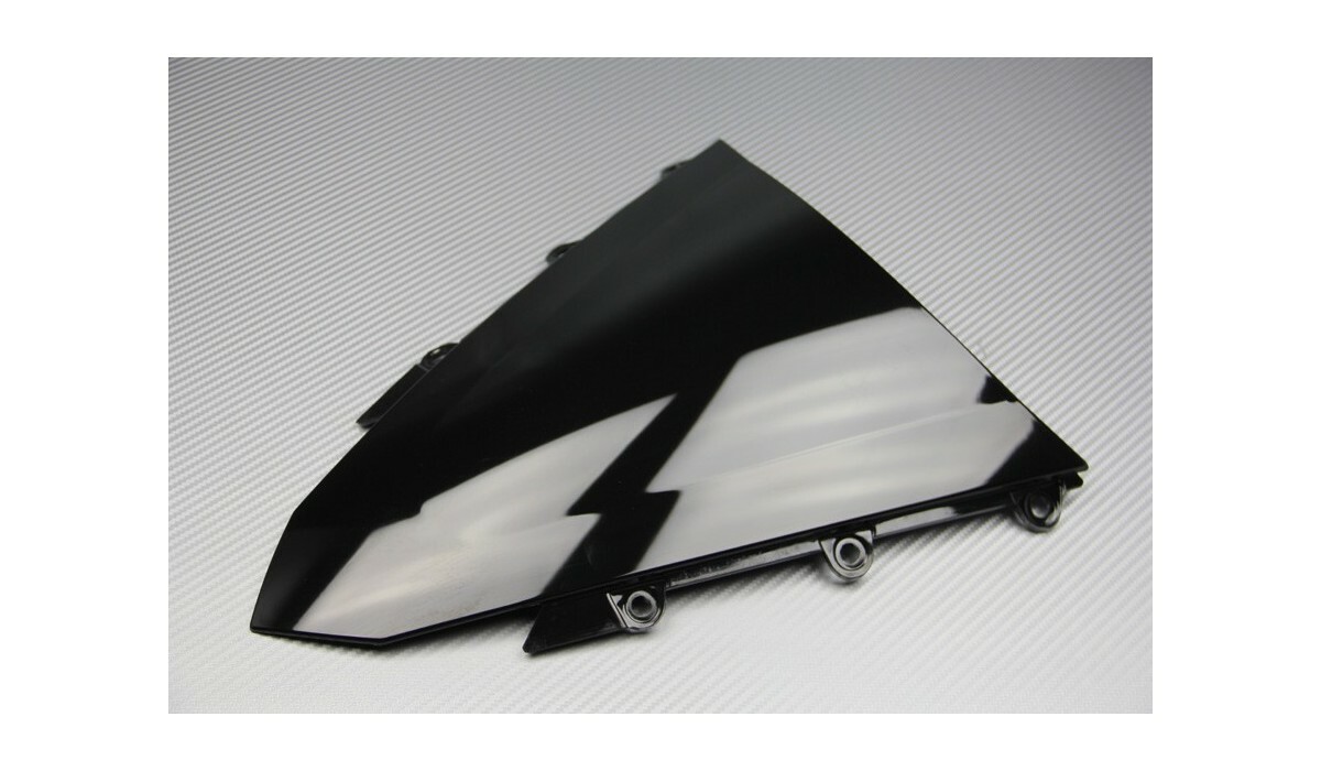 Bulle CBR 500 R noire aérodynamique et saute-vent pour Honda PC57 2016-2018