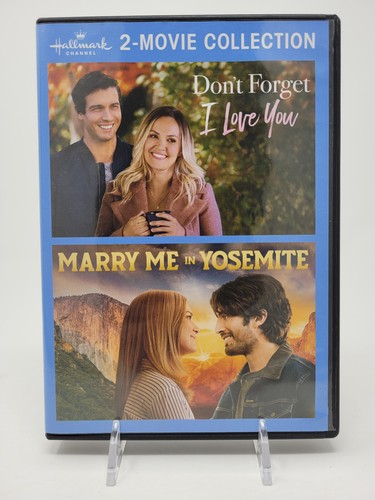 Don't Forget I Love You (2021) & Marry Me in Yosemite Hallmark 2-Film DVD Set