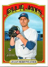2021 Topps Heritage #629 Julian Merryweather