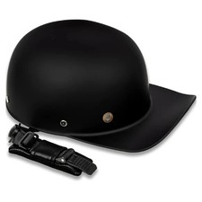 Baseball Style Cap Retro Motorcycle Helmet Unisex-Adult - DOT Approved
