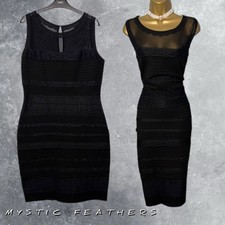 Women’s ROMAN Black Elegant Classy Party Cocktail Evening Occasion Dress Size 16