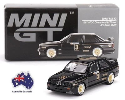 BMW M3 - #3 JPS Team / Australia Exclusiv - 1987 - ATCC Winner - Mini GT 1:64