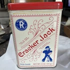Vintage 1991 Cracker Jack Reliable Confections Tin 11oz Collectible Red Lid