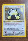 Pokemon TCG Snorlax 1st Edition Holo Rare Jungle Card Vintage