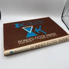 Vintage Chemex Coffee Filter Paper Bonded Unfolded Half-Moon Circles Pint Size