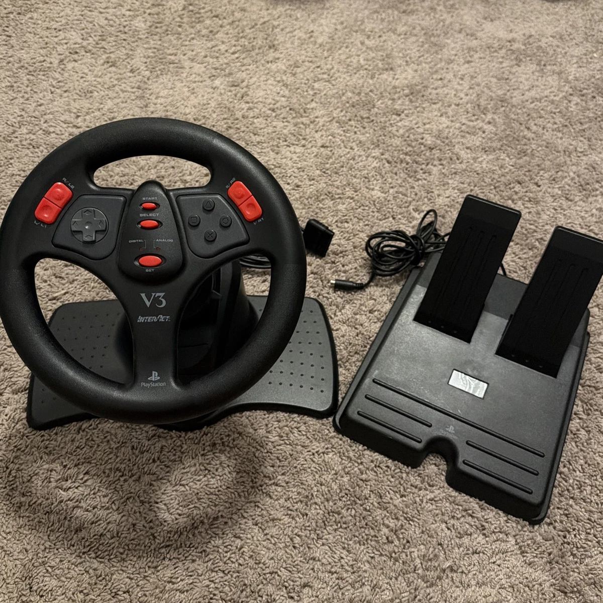Wired Racing Wheels for Sony PlayStation 1 for sale | eBay
