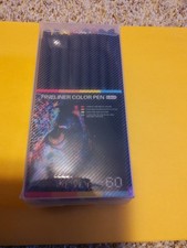 Fineliner Color Pen, .4 MM 60 Colors, Unused Open Box