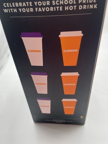 Starbucks Tazze Riutilizzabili Confezione da 6 Coperchi Grande 16 oz. Colori Università del Tennessee - Foto 4 di 6