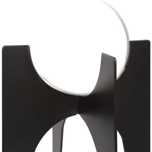 Uttermost 18053 Ellianna Decorative Object or Figurine Crystal and Brushed Black - Picture 2 of 3