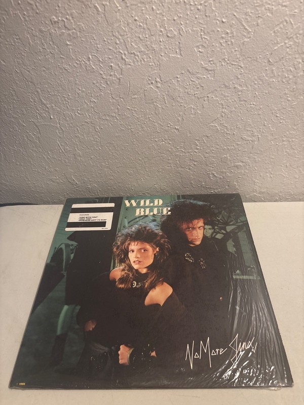 WILD BLUE NO MORE JINX VINYL LP 1987 CHRYSALIS RECORDS HYPE STICKER NM/VG+ RARE
