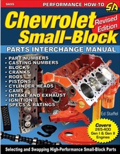 Chevy V8 Engine Parts Interchange Book 262 267 283 305 307 327 350 400 Chevrolet