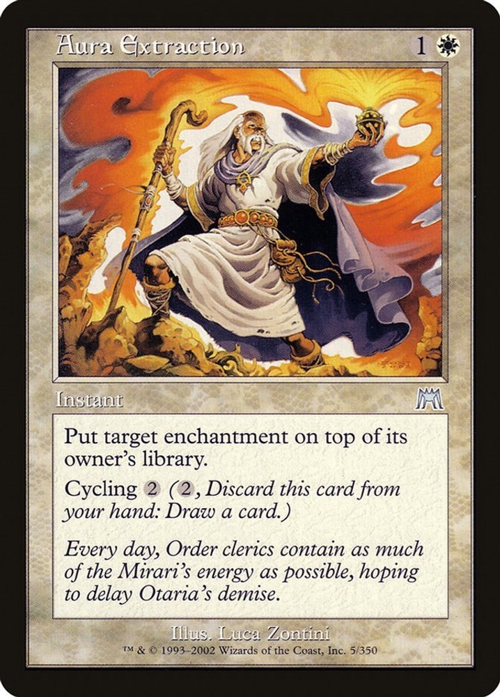 Aura Extraction - 5 - NM - Onslaught