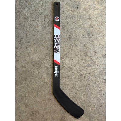 Cincinnati Cyclones ECHL Hockey Souvenir Mini Stick Black Plastic Meijer Logo