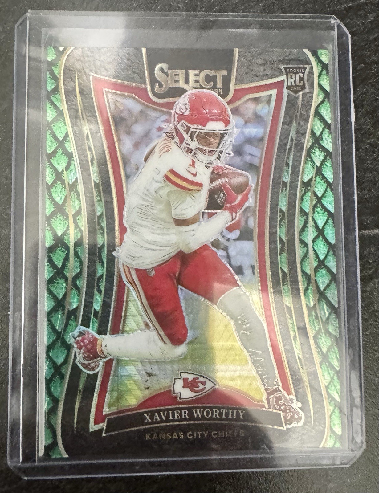 2024 Panini Select Dragon Scale Xavier Worthy /81 No. 385 Suite Level RC