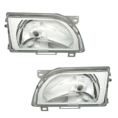 Scheinwerfer Set für Ford Transit E 1991-2000 Halogen Streuscheibe elektr LWR