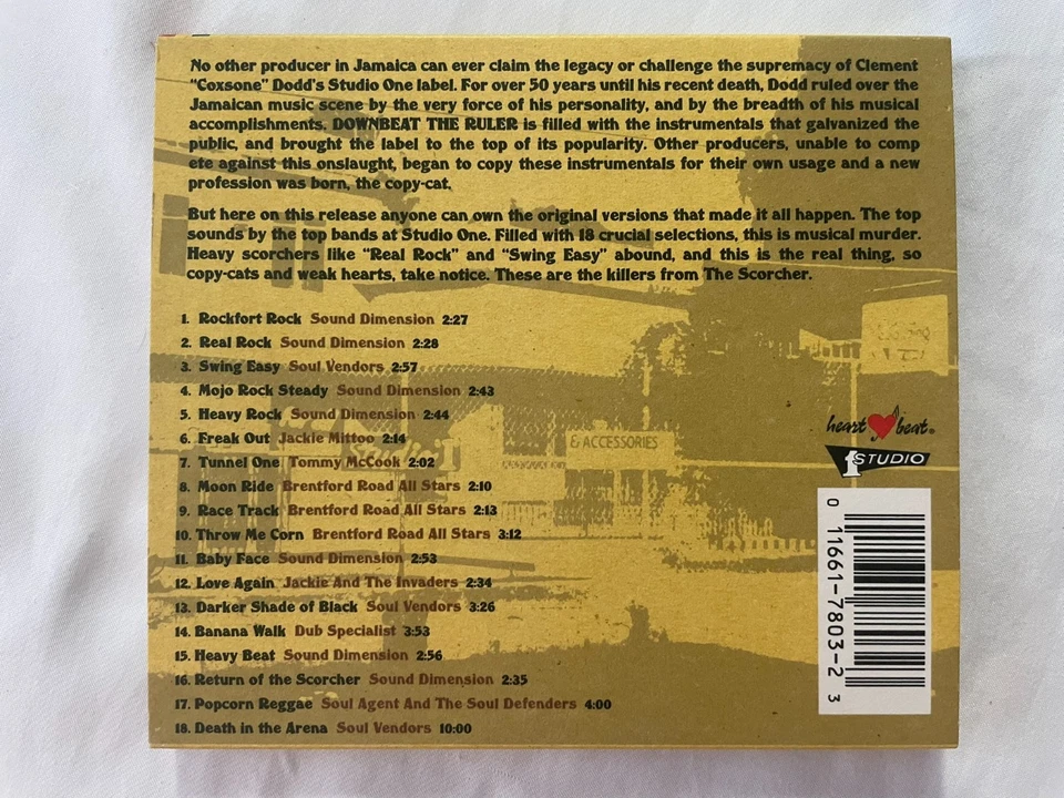 Downbeat The Ruler - Killer Instrumentals From Studio One - CD - Image 2 of 3