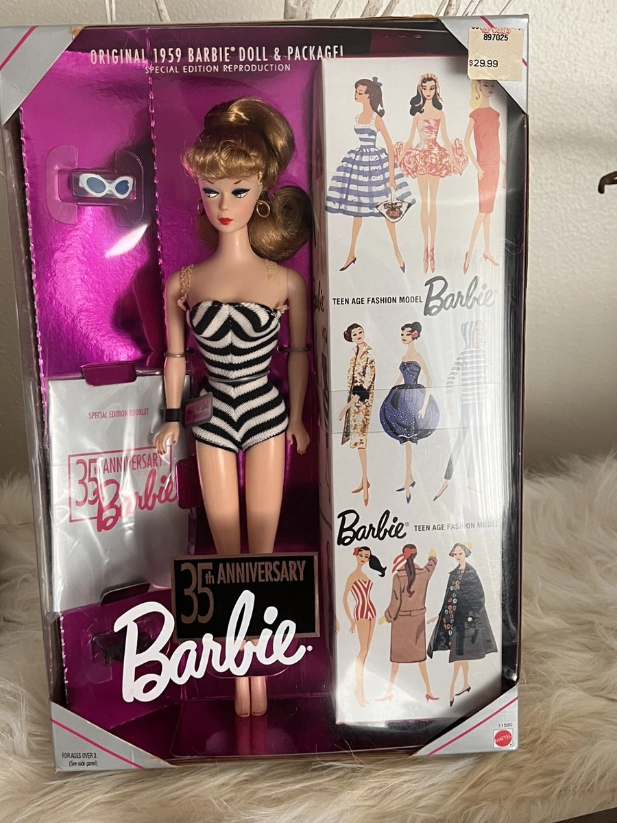 1993 Mattel Barbie Anniversary Dolls Special Edition Dolls & Doll
