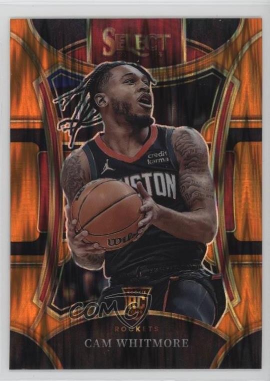 2023-24 Panini Select Mezzanine Level Orange Flash Prizm Cam Whitmore #307 ms9