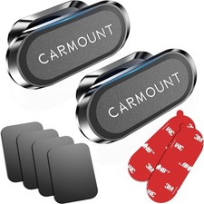 2 Pack Magnetic Phone Holder for Car Super Magnets Carmount 2.0 Magnetic phone