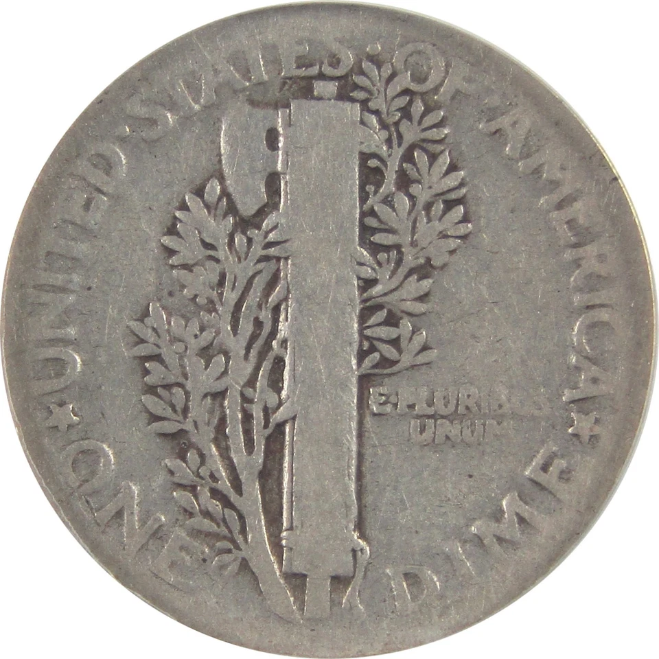 1921 Mercury Dime G 4 ANACS Silver 10c Coin SKU:I18140 - Image 4 of 4