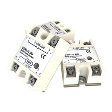 3 PCS Solid State Relay 25A DC to DC Input 3-32V DC Output 12-220V DC SSR