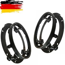 Produktbild - Für Jeep Benz PUCH G G-KLASSE Paar 7 Zoll LED Scheinwerfer Halterung Runder Ring