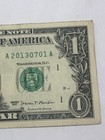 July 1 2013 Bday/Anniversary Fancy Serial 2017 Very Circulated $1 Dollar Note — photo 2