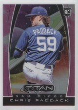 2019 Panini Chronicles Titan Pink Prizm 10/25 Chris Paddack #7 sh7