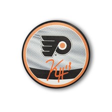 Kevin Hayes Autographed Philadelphia Flyers Reverse Retro Hockey Puck
