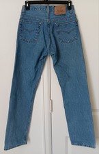 levis 501 blue jeans - vintage 90's 28 x 30