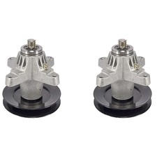 2 SPINDLE ASSEMBLY w/PULLEY FOR TROY BILT TB2450 Horse Bronco Mustang XP RZT 50