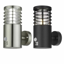 Modern Outdoor Security Light Garden Porch IP44 Motion Sensor Wall Light