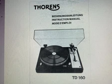 Thorens Td 160 User Manual Digital