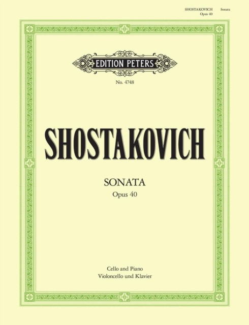 Cello Sonata in D minor Op. 40 by DIMITR SHOSTAKOVICH (Sheet music) - Image 3