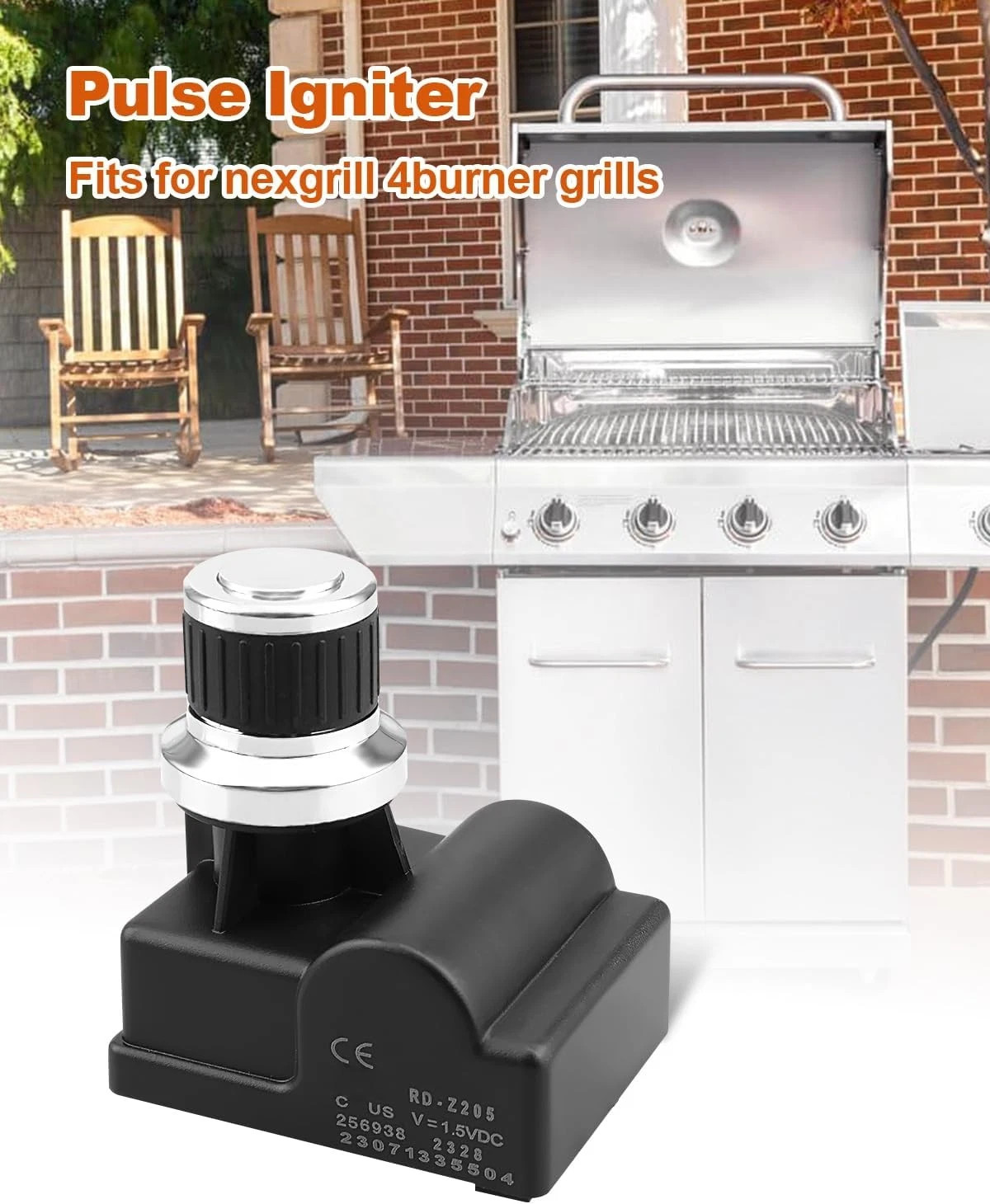 Pulse Igniter DHL-128-5Q Grill Replacement Electronic Push Button...