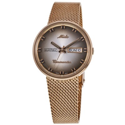 New Mido Commander 1959 37mm Silver Dial Stainless Men's Watch M8429.3.23.11