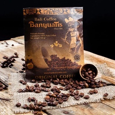Banyuatis Bali Coffee Legong Robusta Original Blend Powder 200g Indonesia