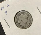 1912 P Barber Dime-Fine