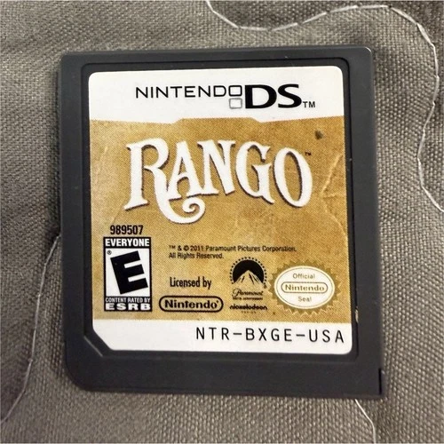 Nintendo DS Game Lot w/ Official Nintendo Seal Rango Hannah Montana LEGO Batman