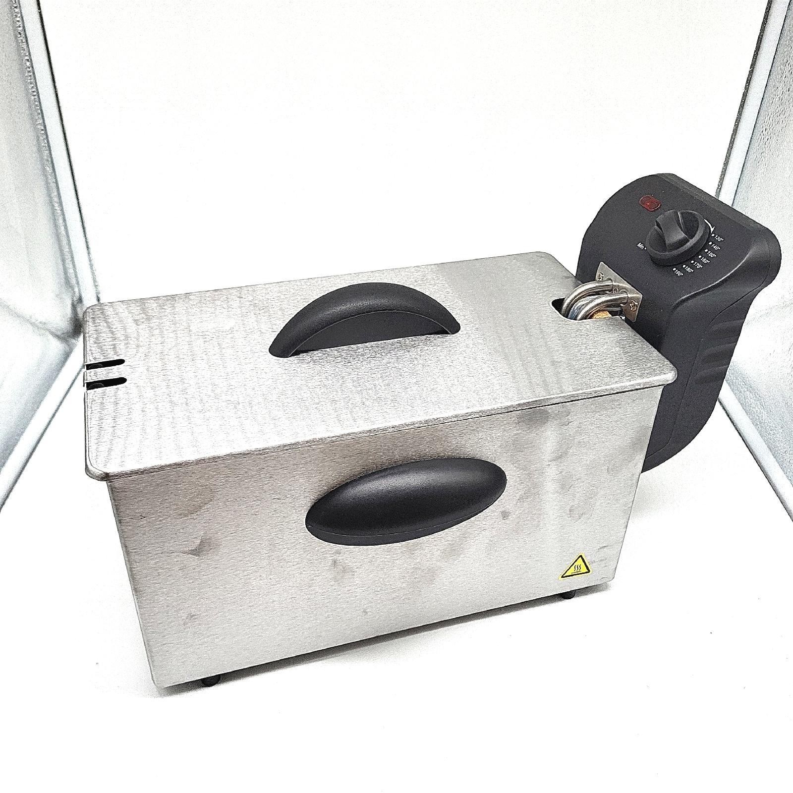 Bomann Fritteuse Küchengeräte FR 2264 CB Edelstahl Öl Heissluft Pommes Nuggets