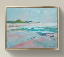 Original Impressionist Painting on 11 in x14 in Canvas - Signed by the Artist