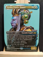 Genku, Future Shaper (Borderless) - Modern Horizons 3 - Rare - NM (see pics) MTG
