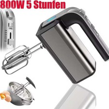 800 Watt Handmixer Handrührgerät Hand Rührer Mixer Edelstahl Zubehör Stabmixer