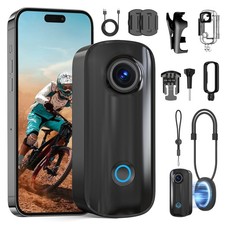 SJCAM C100 Action Camera 4K WiFi Mini Body Camera Hands-Free Vlogging Camera