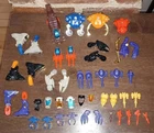 RARE Vintage Lot of 44 1984 TOMY Starriors Figure Parts Slice Clawgut Scorpion