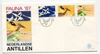 D30882 E.197 Fauna 1987 Birds Wild Animals FDC Netherlands Antillen