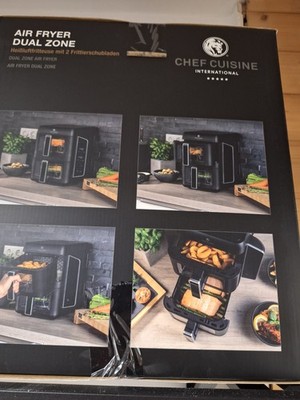 Chef Cuisine Airfryer Dual Zone, CHEF CUISINE Heißluftfritteuse  OVP NEU  