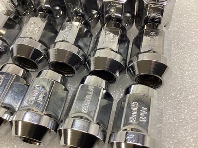 20 GORILLA LIFETIME SOLID CHROME Lug Nuts for C4 C5 C6 Corvette